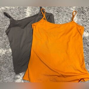 2 - New York & Company Camisole Tops with Shelf Bra